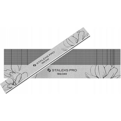 Staleks Expert NFE-20-180/240 Pilnik do paznokci mineralny prosty gradacja 180/240 50 sztuk Staleks Expert NFE-20-180/240 Pilnik do paznokci mineralny prosty gradacja 180/240 50 sztuk