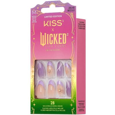 Sztuczne paznokcie WICKED edycja limitowana WKD16X KISS 28 szt M Sztuczne paznokcie WICKED edycja limitowana WKD16X KISS 28 szt M