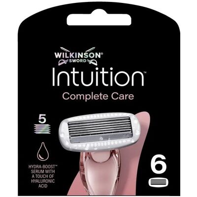 Wilkinson, Intuition Complete Care zapasowe ostrza do maszynki do golenia dla kobiet 6szt Wilkinson, Intuition Complete Care zapasowe ostrza do maszynki do golenia dla kobiet 6szt