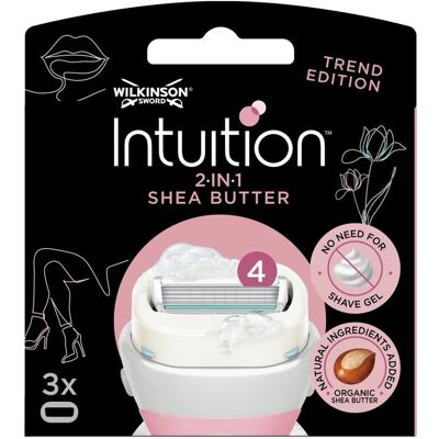 Wilkinson Sword Intuition 2in1 Shea Butter Ostrza - Ostrza do golenia Wilkinson Sword Intuition 2in1 Shea Butter Ostrza - Ostrza do golenia