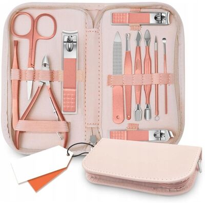 Zestaw do Manicure 12 w 1 - Pielęgnacja Paznokci Zestaw podróżny Zestaw do Manicure 12 w 1 - Pielęgnacja Paznokci Zestaw podróżny