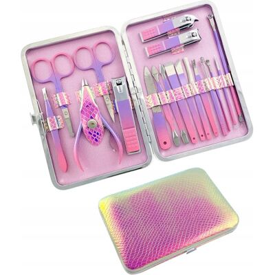 ZESTAW DO PAZNOKCI MANICURE I PEDICURE ETUI 18PV ZESTAW DO PAZNOKCI MANICURE I PEDICURE ETUI 18PV