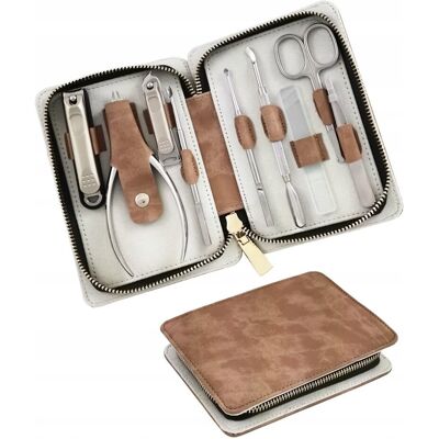 ZESTAW DO PAZNOKCI MANICURE PEDICURE ETUI 09BR HQ ZESTAW DO PAZNOKCI MANICURE PEDICURE ETUI 09BR HQ