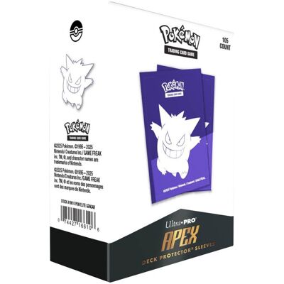105 Koszulek Na Karty Ultra Pro Pokemon Tcg: Gengar Apex Deck Sleeves 105 Koszulek Na Karty Ultra Pro Pokemon Tcg: Gengar Apex Deck Sleeves