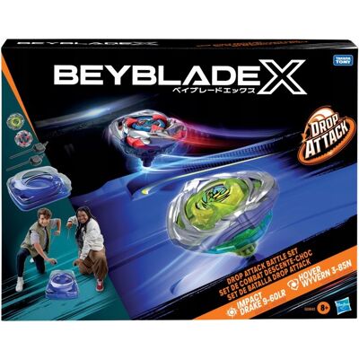 Beyblade BBX Drop Attack Zestaw Bojowy Arena bitewna dla dwóch Hasbro G0842, gra planszowa Beyblade BBX Drop Attack Zestaw Bojowy Arena bitewna dla dwóch Hasbro G0842, gra planszowa
