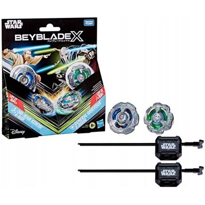 Hasbro BEYBLADE X STAR WARS OBI-WAN KENOBI i GENERAL GRIEVOUS ZESTAW 2 Bączki 8+ Hasbro BEYBLADE X STAR WARS OBI-WAN KENOBI i GENERAL GRIEVOUS ZESTAW 2 Bączki 8+
