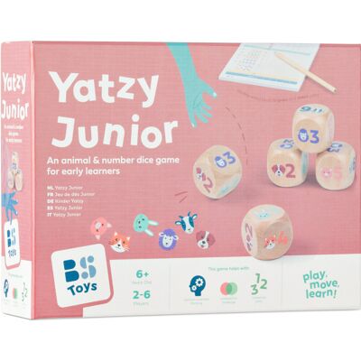 Bs Toys Gra W Kości Drewniana Yatzy Zwierzątka Dzieci 6+ 2-6 Graczy Familijna Bs Toys Gra W Kości Drewniana Yatzy Zwierzątka Dzieci 6+ 2-6 Graczy Familijna