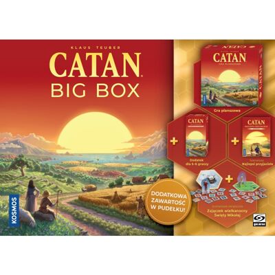 Catan Big Box (2025), Gra Planszowa, Galakta Catan Big Box (2025), Gra Planszowa, Galakta