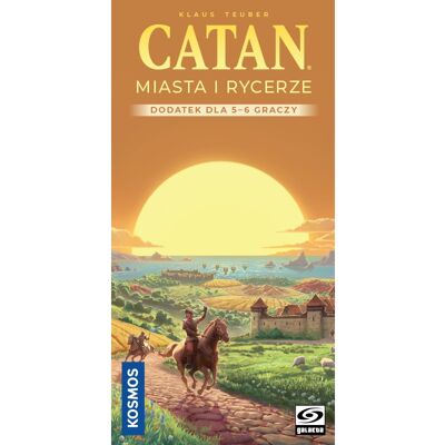 Catan Miasta I Rycerze - Dodatek Dla 5-6 Graczy (2025), Gra Planszowa, Galakta Catan Miasta I Rycerze - Dodatek Dla 5-6 Graczy (2025), Gra Planszowa, Galakta