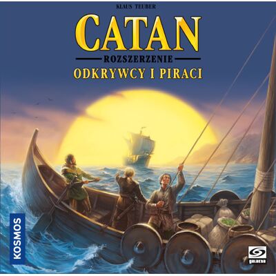 Catan: Odkrywcy I Piraci, Rozszerzenie, Gra Planszowa, Galakta Catan: Odkrywcy I Piraci, Rozszerzenie, Gra Planszowa, Galakta