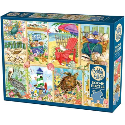 Cobble Hill, Puzzle, Dzień Na Plaży, 500 El. Cobble Hill, Puzzle, Dzień Na Plaży, 500 El.