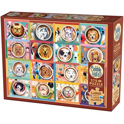 Cobble Hill, Puzzle, Latte Ze Szczeniakami, 275 El. Xl Cobble Hill, Puzzle, Latte Ze Szczeniakami, 275 El. Xl