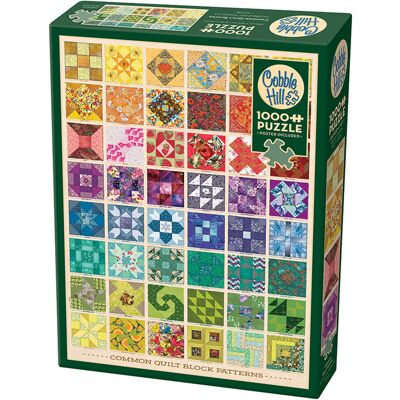 Puzzle Cobble Hill - 1000 elementów - Losowo wycięte - Bloki kołdry Puzzle Cobble Hill - 1000 elementów - Losowo wycięte - Bloki kołdry