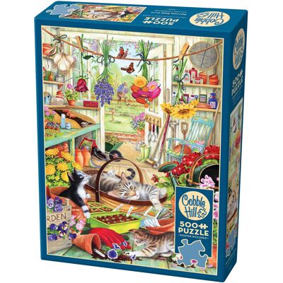 Cobble Hill, Puzzle, Zabawa W Ogrodzie, 500 El. Cobble Hill, Puzzle, Zabawa W Ogrodzie, 500 El.