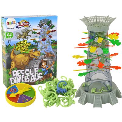Dinozaurze Wieża Patyczki Gra Dla Rodzin, Gra Zręcznościowa, Lean Toys Dinozaurze Wieża Patyczki Gra Dla Rodzin, Gra Zręcznościowa, Lean Toys