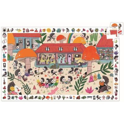 Djeco, Puzzle, Szkoła Dla Jeży - Puzzle Obserwacyjne, 35 El. Djeco, Puzzle, Szkoła Dla Jeży - Puzzle Obserwacyjne, 35 El.