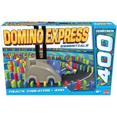 Goliath Domino Express Track Creator + 400 Kamieni, Zabawka Konstrukcyjna Od 6 Lat, Gra Domino Dla Dzieci Z 400 Klockami Domina Goliath Domino Express Track Creator + 400 Kamieni, Zabawka Konstrukcyjna Od 6 Lat, Gra Domino Dla Dzieci Z 400 Klockami Domina