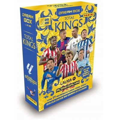 Dream Box Panini La Liga 2025/2026 Total Kings Barcelona Real Yamal 50 Kart Dream Box Panini La Liga 2025/2026 Total Kings Barcelona Real Yamal 50 Kart