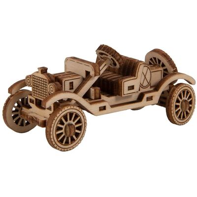 Drewniane Puzzle 3d Wooden.City Superfast - Samochód Retro Drewniane Puzzle 3d Wooden.City Superfast - Samochód Retro