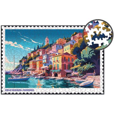 Alexander Drewniane Puzzle Milliwood - Hello Traveler – Portofino 51x34 - 500 El. Alexander Drewniane Puzzle Milliwood - Hello Traveler – Portofino 51x34 - 500 El.