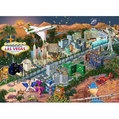 Puzzle drewniane Wooden City - Las Vegas 505 szt. Puzzle drewniane Wooden City - Las Vegas 505 szt.