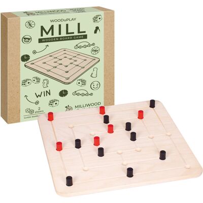 Alexander Drewniany Młynek, gra logiczna, Milliwood WOODuPLAY Alexander Drewniany Młynek, gra logiczna, Milliwood WOODuPLAY