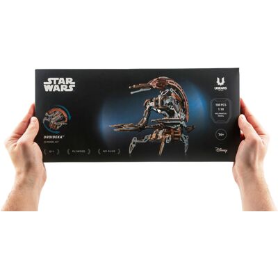 Droideka Star Wars Gwiezdne Wojny Ruchomy Model 3d Do Składania Ugears Droideka Star Wars Gwiezdne Wojny Ruchomy Model 3d Do Składania Ugears
