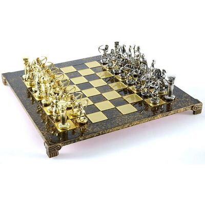 Ekskluzywne Szachy Metalowe Łucznicy Mitologia Grecka 44x44 Cm, Gra Planszowa, Manopoulos Ekskluzywne Szachy Metalowe Łucznicy Mitologia Grecka 44x44 Cm, Gra Planszowa, Manopoulos