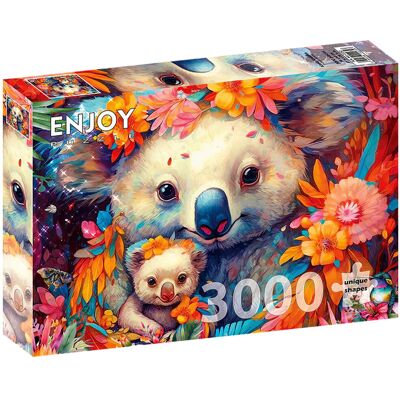 Enjoy Koala Puzzle - Wielokolorowa Układanka Enjoy Koala Puzzle - Wielokolorowa Układanka