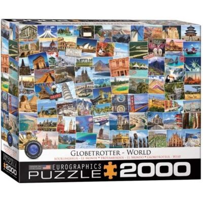 Eurographics Podróżnik Świata 2000-elementowe puzzle - Puzzle Eurographics Podróżnik Świata 2000-elementowe puzzle - Puzzle