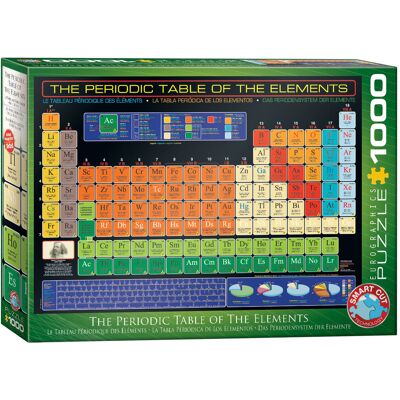 Eurographics Układ okresowy puzzel - 1000 elementów Eurographics Układ okresowy puzzel - 1000 elementów