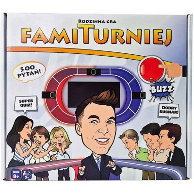 Inny producent Fami Turniej Rodzinna Gra Planszowa Familiada Dla Dzieci Rodziny I Na Imprezę. Zabawa W Teleturniej Telewizyjny Quiz Inny producent Fami Turniej Rodzinna Gra Planszowa Familiada Dla Dzieci Rodziny I Na Imprezę. Zabawa W Teleturniej Telewizyjny Quiz