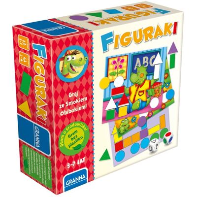 Adamigo - Slacker-Dragon - Figury geometryczne - Gra planszowa Adamigo - Slacker-Dragon - Figury geometryczne - Gra planszowa