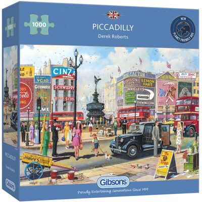 Gibsons, Puzzle, Piccadilly Circus / Londyn, 1000 El. Gibsons, Puzzle, Piccadilly Circus / Londyn, 1000 El.