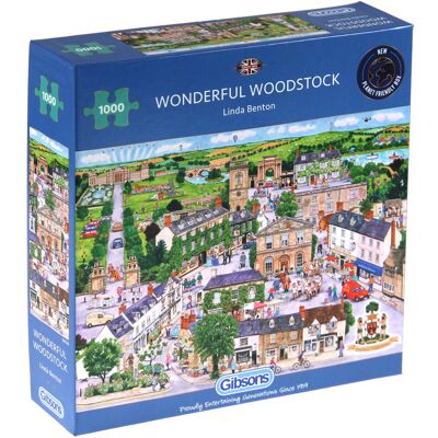 Gibsons, Puzzle, Woodstock / Oxfordshire / Anglia, 1000 El. Gibsons, Puzzle, Woodstock / Oxfordshire / Anglia, 1000 El.