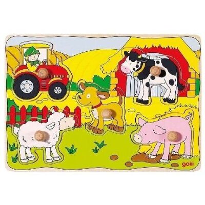 Goki, Puzzle Z Uchwytami Farma Goki, Puzzle Z Uchwytami Farma