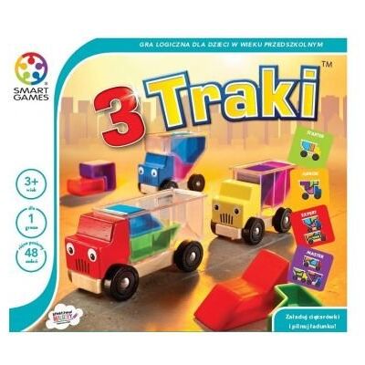 Smart Games Gra Logiczna 3 Traki, Smartgames Smart Games Gra Logiczna 3 Traki, Smartgames