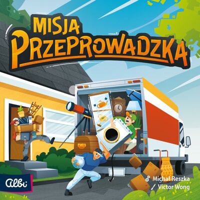 Gra Misja przeprowadzka, Gra planszowa, Albi Gra Misja przeprowadzka, Gra planszowa, Albi