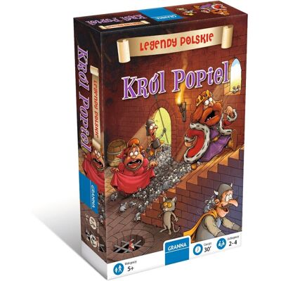 Gra Planszowa Król Popiel - Legendy Polskie, Granna Gra Planszowa Król Popiel - Legendy Polskie, Granna