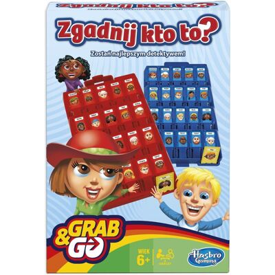 Gra Podróżna Zgadnij Kto To? Wersja Kieszonkowa, B1204, Wydanie Kieszonkowe, Gra Planszowa, Hasbro Gaming Gra Podróżna Zgadnij Kto To? Wersja Kieszonkowa, B1204, Wydanie Kieszonkowe, Gra Planszowa, Hasbro Gaming