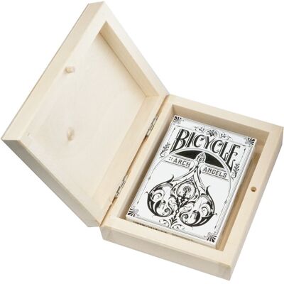 Karty do Gry BICYCLE ARCHANGELS 1 TALIA w Drewnianym Pudełku* Karty do Gry BICYCLE ARCHANGELS 1 TALIA w Drewnianym Pudełku*