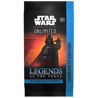 Fantasy Flight Games Karty Star Wars Unlimited: Legends Of The Force - Carbonite Booster Pack Fantasy Flight Games Karty Star Wars Unlimited: Legends Of The Force - Carbonite Booster Pack