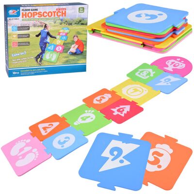 Kolorowa Gra Ruchowa Gra W Klasy Piankowe Puzzle, Lean Toys Kolorowa Gra Ruchowa Gra W Klasy Piankowe Puzzle, Lean Toys