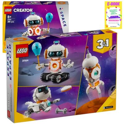 Lego CREATOR 3 w 1 - KOSMICZNY ROBOT, PIES, RAKIETA 31164 KLOCKI PREZENT + EBOOK Lego CREATOR 3 w 1 - KOSMICZNY ROBOT, PIES, RAKIETA 31164 KLOCKI PREZENT + EBOOK