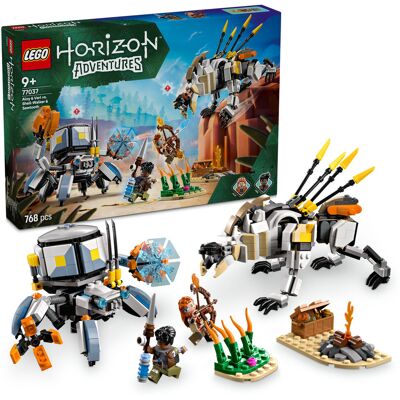 Lego Horizon Adventures, Klocki, Aloy I Varl Kontra Krabołaz I Piłoząb, 77037 Lego Horizon Adventures, Klocki, Aloy I Varl Kontra Krabołaz I Piłoząb, 77037