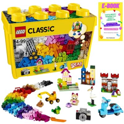 Prezent Klocki Duże - Lego Duże Pudełko Classic + Ebook Prezent Klocki Duże - Lego Duże Pudełko Classic + Ebook