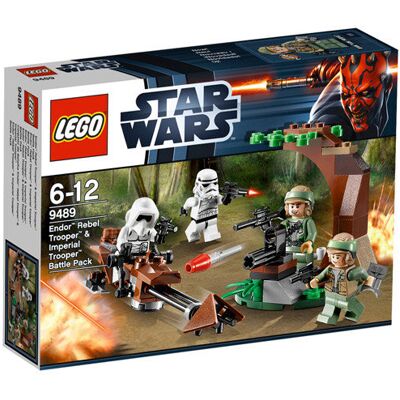 Lego Star Wars, Klocki Endor Rebel Trooper & Imperial Trooper Battle Pack, 9489 Lego Star Wars, Klocki Endor Rebel Trooper & Imperial Trooper Battle Pack, 9489