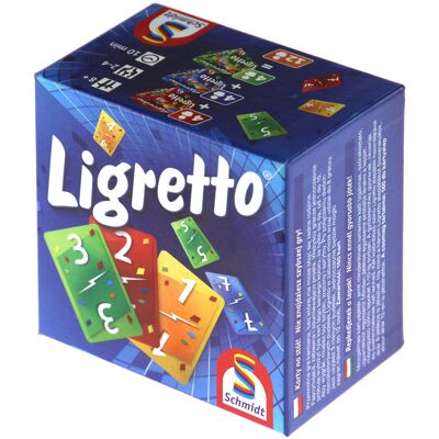 Ligretto Niebieska Szybka Gra Karciana - Gra Planszowa Ligretto Niebieska Szybka Gra Karciana - Gra Planszowa