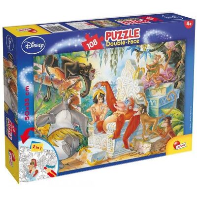 LISCIANI GIOCHI - Puzzle Double-Face Plus 108 - Puzzle LISCIANI GIOCHI - Puzzle Double-Face Plus 108 - Puzzle