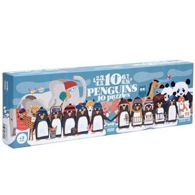 Londji Puzzle 10 pingwinów - Puzzle Londji Puzzle 10 pingwinów - Puzzle